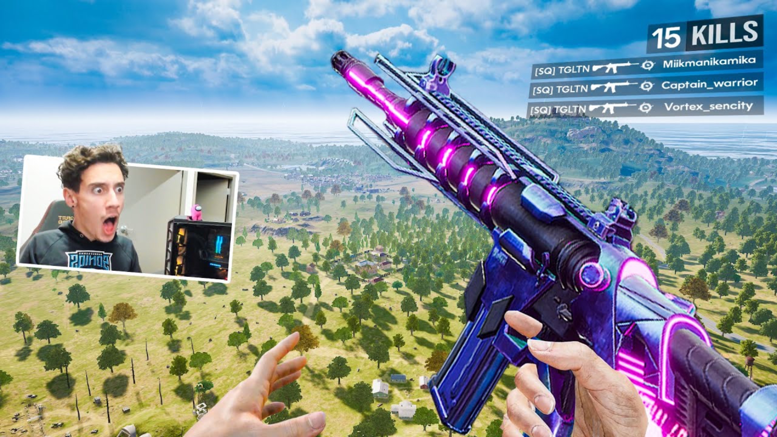 TGLTN Demonstrates AGGRESSIVE M416 + MK12 Plays In PUBG!