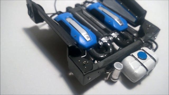 How to detailing 1:18 Engine Bugatti Chiron by Bburago (Part 2) смотреть онлайн