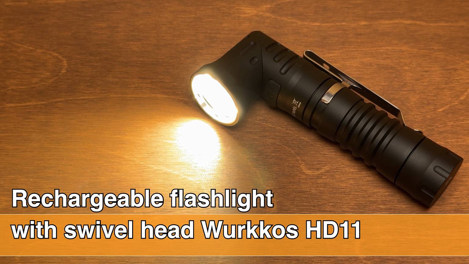 Новинка от Wurkkos! Аккумуляторный фонарик с поворотной головой HD11 смотреть онлайн