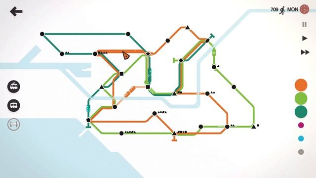 Creating a Tram Spaghetti - Mini Metro #6 смотреть онлайн