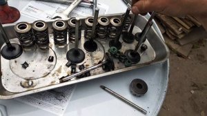 Ланос завод ,разные клапана выпускные