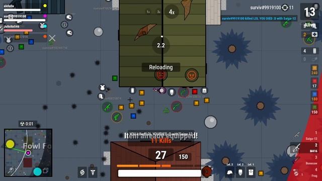 Trolling Last Guy | Medic Gameplay in Cobalt Mode | Surviv.io смотреть онлайн