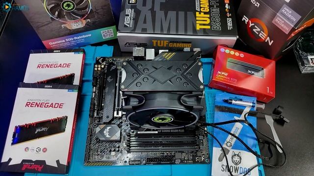 Montar PC Ryzen 5 5600G em 2022 com Vídeo Integrado AMD Vega 7 + 2x8GB DDR4 + SSD XPG S70 + Air X смотреть онлайн