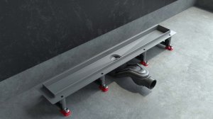 Установка линейного душевого трапа AM.PM