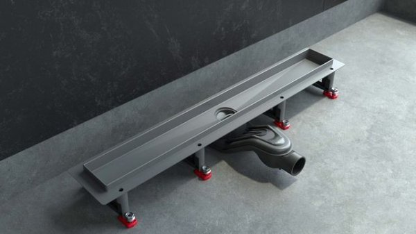 Установка линейного душевого трапа AM.PM