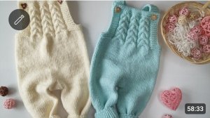 Мастер класс детский полукомбинезон 0-3мес и 3-6 мес