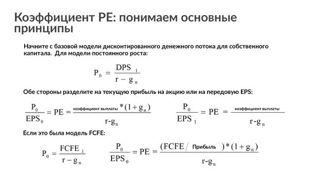 Лекция 15 Коэффициент P E смотреть онлайн