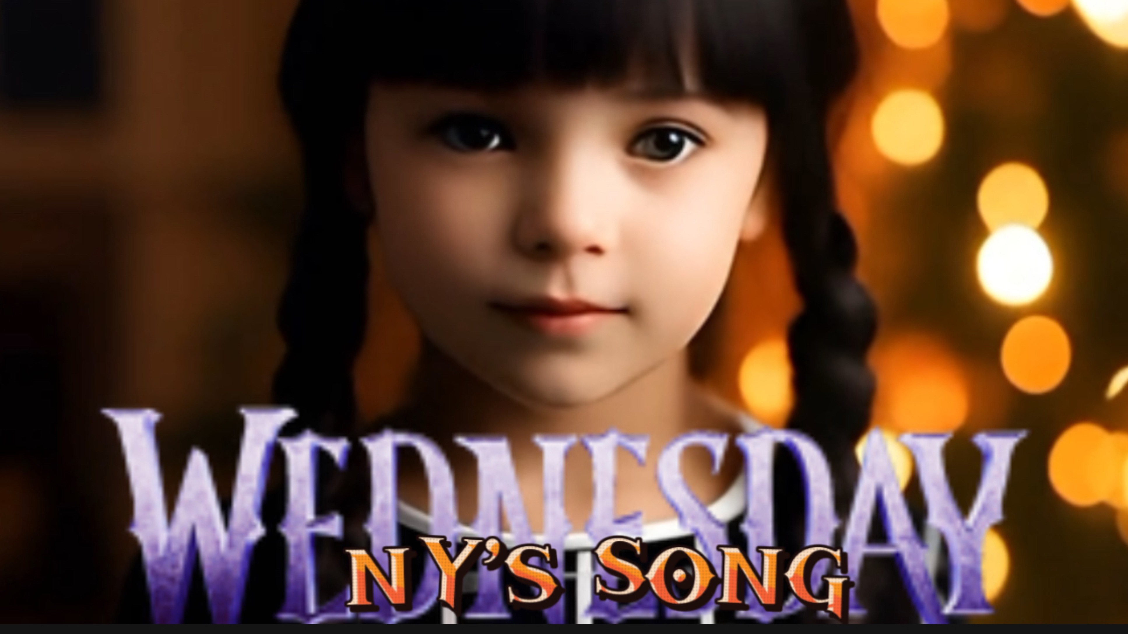 Новогодняя песенка в стиле девочки Wednesday смотреть онлайн