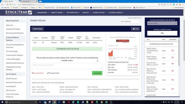 Platform Trading Tutorials - Trading Stocks смотреть онлайн