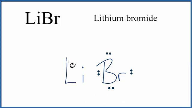 How to Draw the Lewis Dot Structure for LiBr Lithium bromide смотреть онлайн