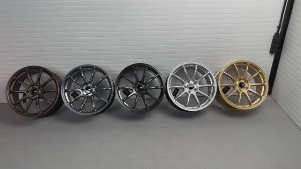 Topwheels GT05 18 8.5J Satin Bronze, Titanium, Black Mirror, Hyper Silver, Frozen Gold