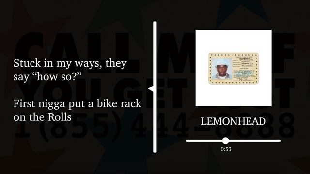 Tyler The Creator Puts a Bike Rack on a Rolls Royce in “LEMONHEAD” (NMT#35) смотреть онлайн