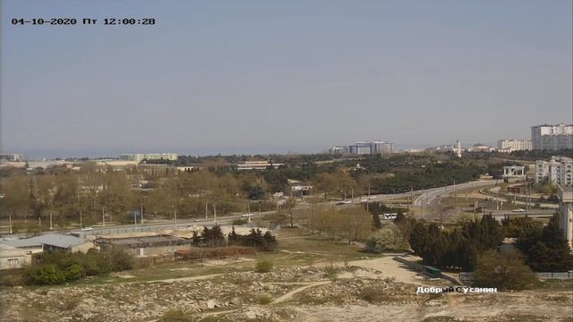 вид на площадь Неустроева.10 апреля 2020 года смотреть онлайн