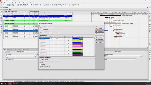 Как настроить Primavera P6? Настройка таблицы представления. смотреть онлайн