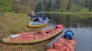 Поход на байдарке по рекам Граничная и Шлина, май 2024 г.