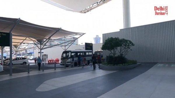 How to Travel from Terminal 1 to Terminal 2 and 3 of Delhi Airport. Video from Delhi Darshan