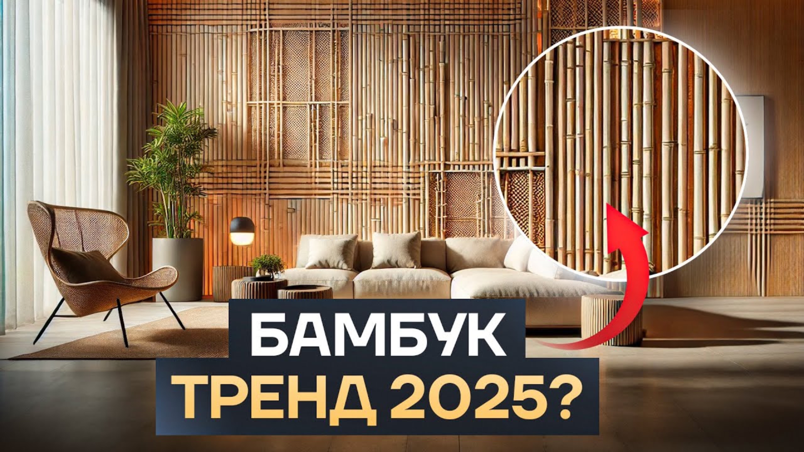 Бамбуковые панели  - ГЛАВНЫЙ ТРЕНД 2025 дизайна интерьера. | Мебельный тур в Китай