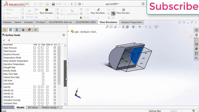 Reynold's number calculation in Solidworks смотреть онлайн