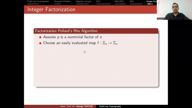 Pollard's Rho Algorithm for Integer Factorization смотреть онлайн