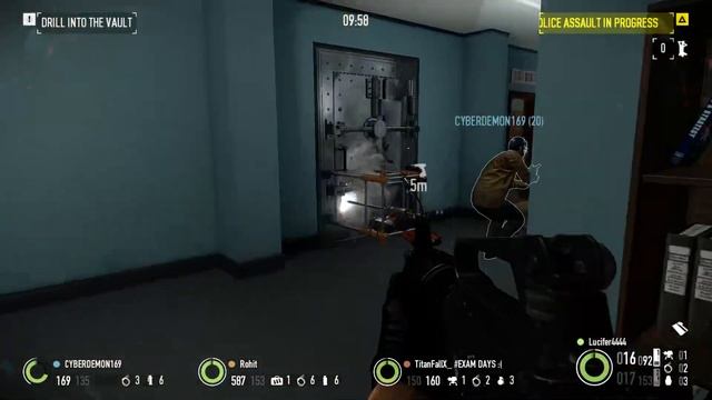 Payday 2 - Bank Heist (Bain) Gameplay смотреть онлайн