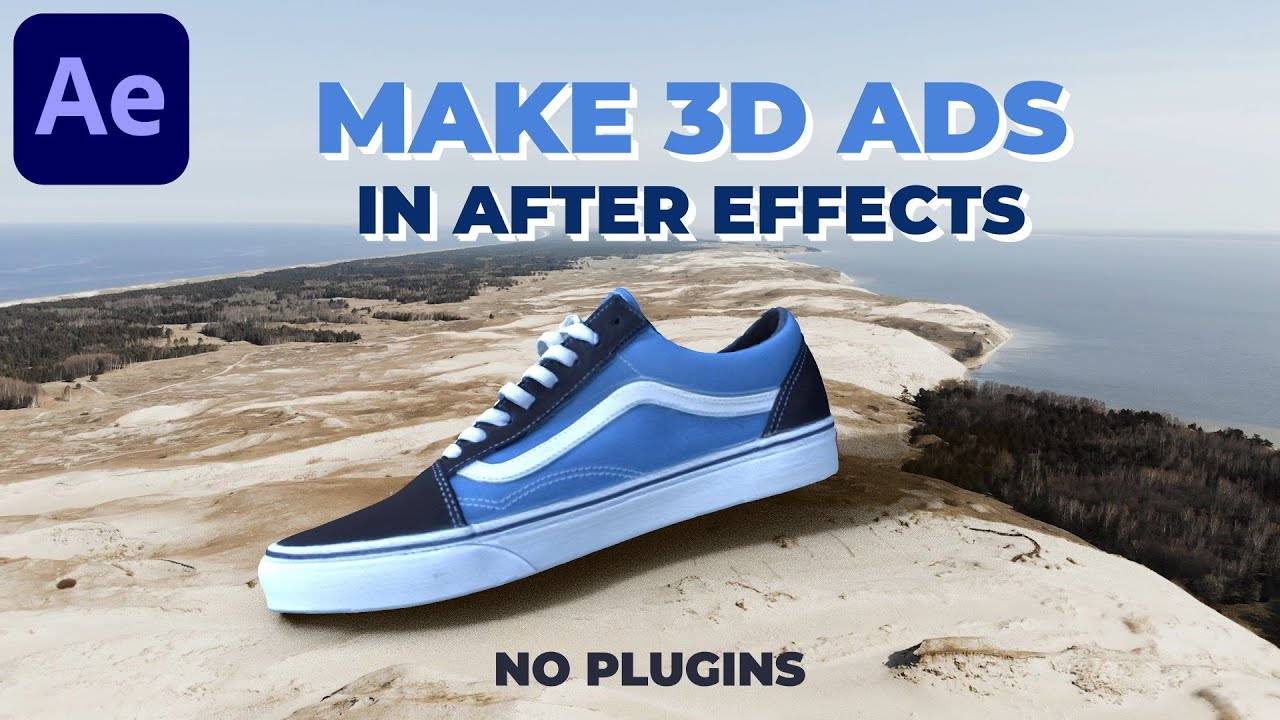 Создание анимации 3D-объекта в After Effects смотреть онлайн