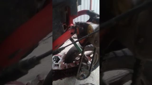 Двигатель от тримера на скутер смотреть онлайн