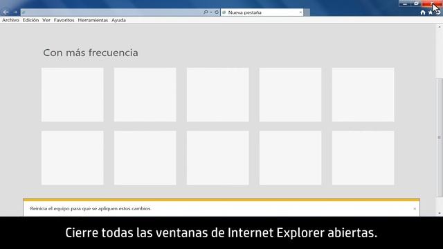 Restablecer La Configuración De Internet Explorer | HP Computers | HP Support