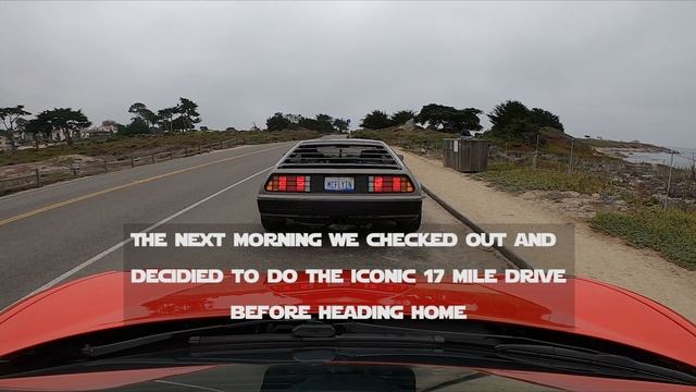 Twin Turbo Delorean Does Monterey Car Week!! смотреть онлайн