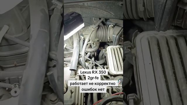 Lexus RX 350, работает не корректно. #lexus #lexusrx350 #2grfe #дымогенератор #подсос