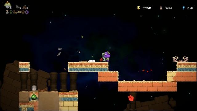 Spelunky 2 Cosmic Ocean Lvl 7-99 With EGGPLANT CHILD смотреть онлайн