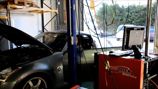 350Z on MONSTAKA DYNAPACK Daqplus 55 смотреть онлайн