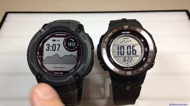 Barometer View | Garmin Instinct 2X Vs. Casio Protrek PRG-330