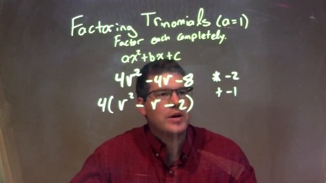Factor 4v^2-4v-8 смотреть онлайн