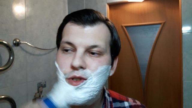 Бритье. Phoenix artisan accoutrements CaD, Omega 10099, Astra stainless, Алмаз. Shave review. смотреть онлайн