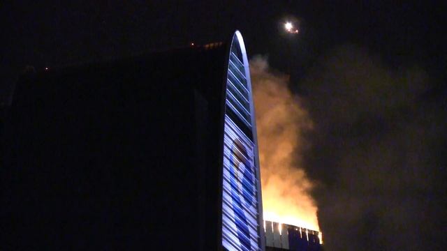 Moscow-city. Fire at Federation tower. 2 смотреть онлайн