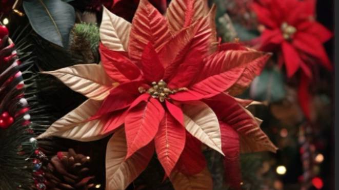 Поздравление с Католическим Рождеством - Музыкальная открытка 25 декабря