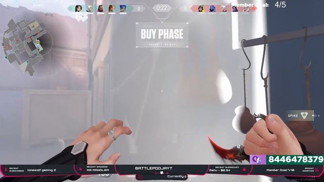VALORANT LIVE STREAM || "It's over" || !discord !id !insta !pointshelp #valorantindia #girlgamer смотреть онлайн
