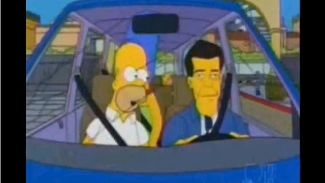 1999 Dodge Caravan in The Simpsons смотреть онлайн