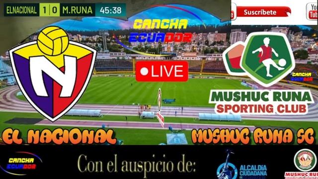 🛑 EN VIVO - PARTIDO EL NACIONAL VS MUSHUC RUNA | FECHA 14 - LIGAPRO | Formato AUDIO смотреть онлайн