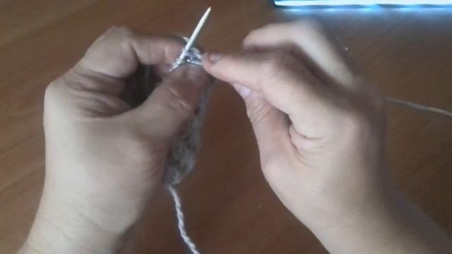Узор спицами ДВУСТОРОННИЙ РИФЛЁНЫЙ ОДИН РЯД! смотреть онлайн