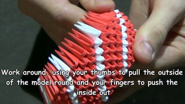 How To Make a 3D Origami Red & White Spiral Vase смотреть онлайн