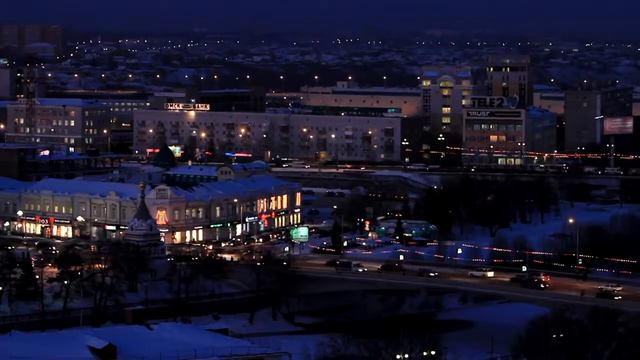 Омск за 3 минуты зима HD смотреть онлайн