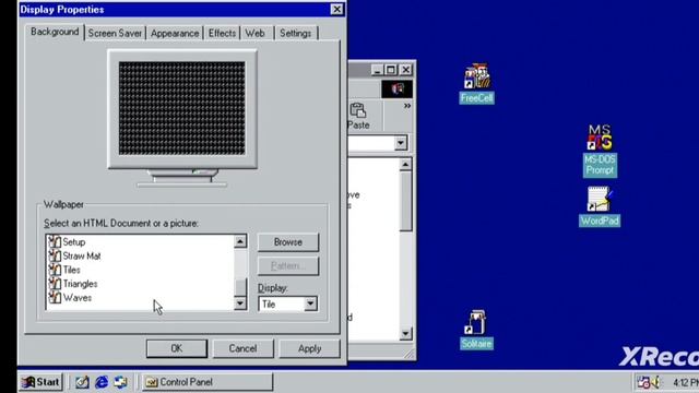 как сделать обои на windows 98 смотреть онлайн