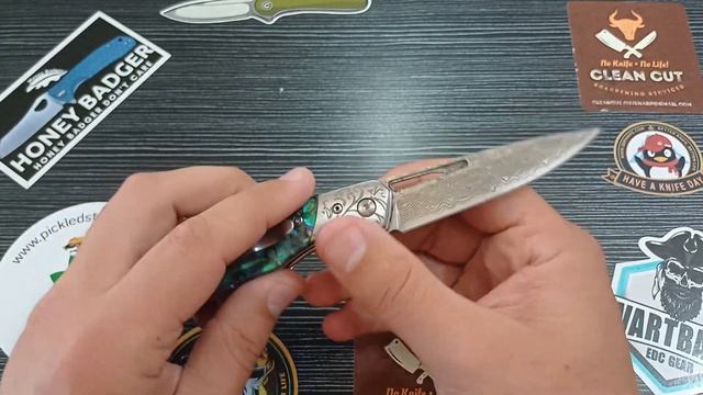 The SIREN! (A beautiful EDC damascus knife) смотреть онлайн