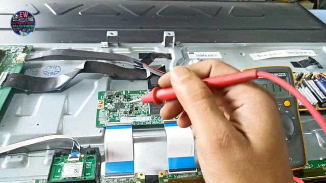 TCL 43 inch LED TV display panel repair | ST4251D01-3-XR-1 | 43" LED display no picture fault repai смотреть онлайн