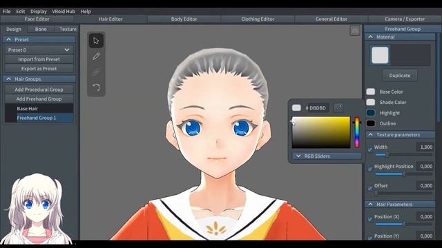 Nao Tomori 3D model on VROID смотреть онлайн