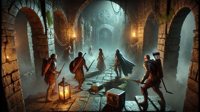 Dark Dungeon Music (Музыка для исследования подземелий DnD) смотреть онлайн