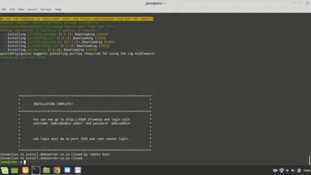 WebCP installation смотреть онлайн