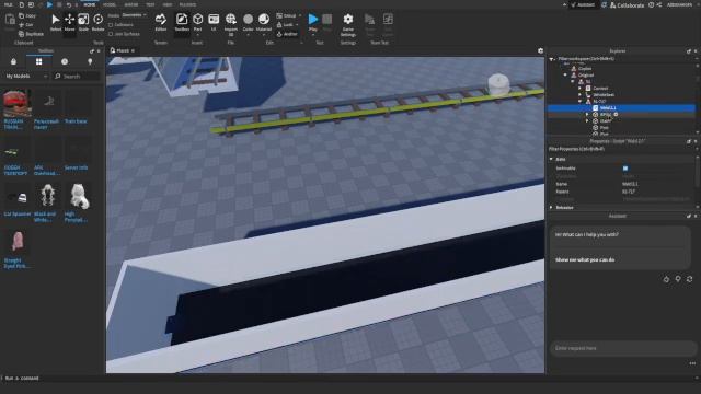 КАК СДЕЛАТЬ ПОЕЗД В Roblox studio! смотреть онлайн