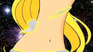 Винкс Стелла базовое превращение в стиле космикса